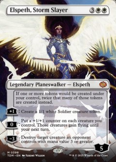 Elspeth, Storm Slayer Tarkir- Dragonstorm Alternate Art